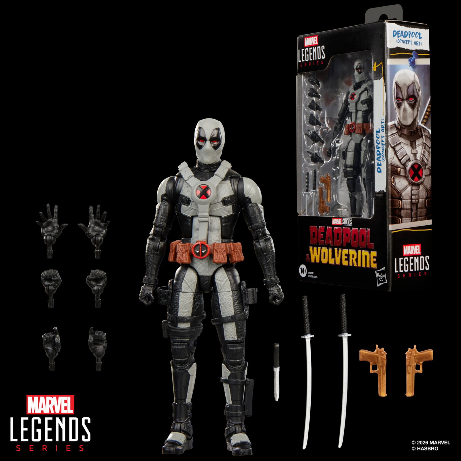 Deadpool & Wolverine Marvel Legends Deadpool (Concept Art) image 10