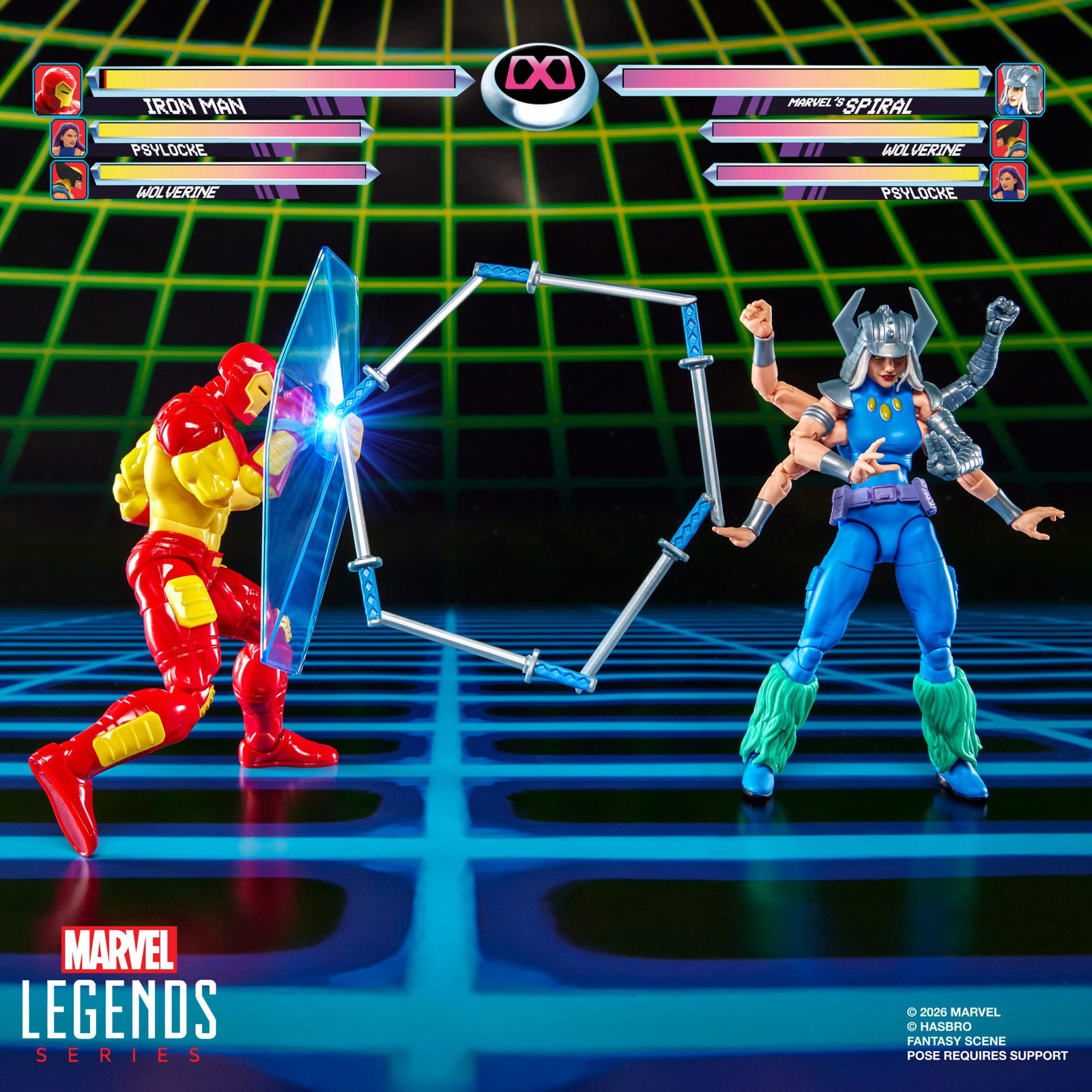 Marvel Legends Gamerverse Iron Man & Marvel's Spiral Two-Pack image 10