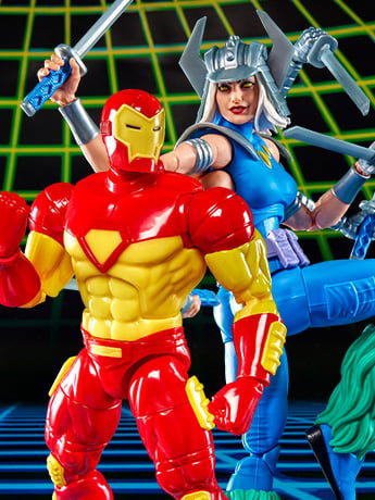 Marvel Legends Gamerverse Iron Man & Marvel's Spiral Two-Pack image 2