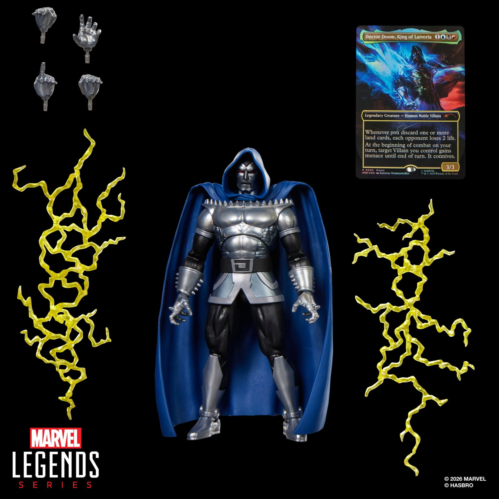 Marvel Legends Doctor Doom 2099 with Exclusive Magic: The Gathering Card image 10