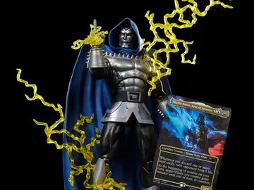 Marvel Legends Doctor Doom 2099 with Exclusive Magic: The Gathering Card