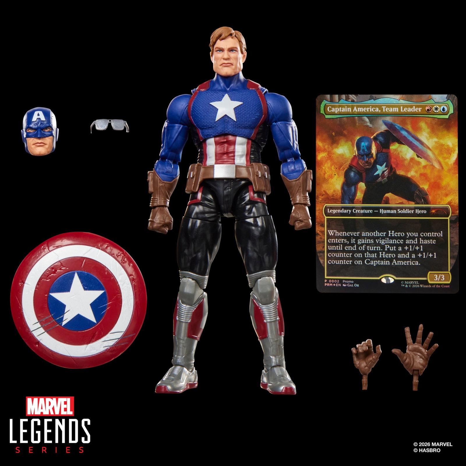 Avengers: Twilight Marvel Legends Captain America with Exclusive Magic: The Gathering Card image 10