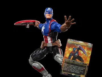 Avengers: Twilight Marvel Legends Captain America with Exclusive Magic: The Gathering Card
