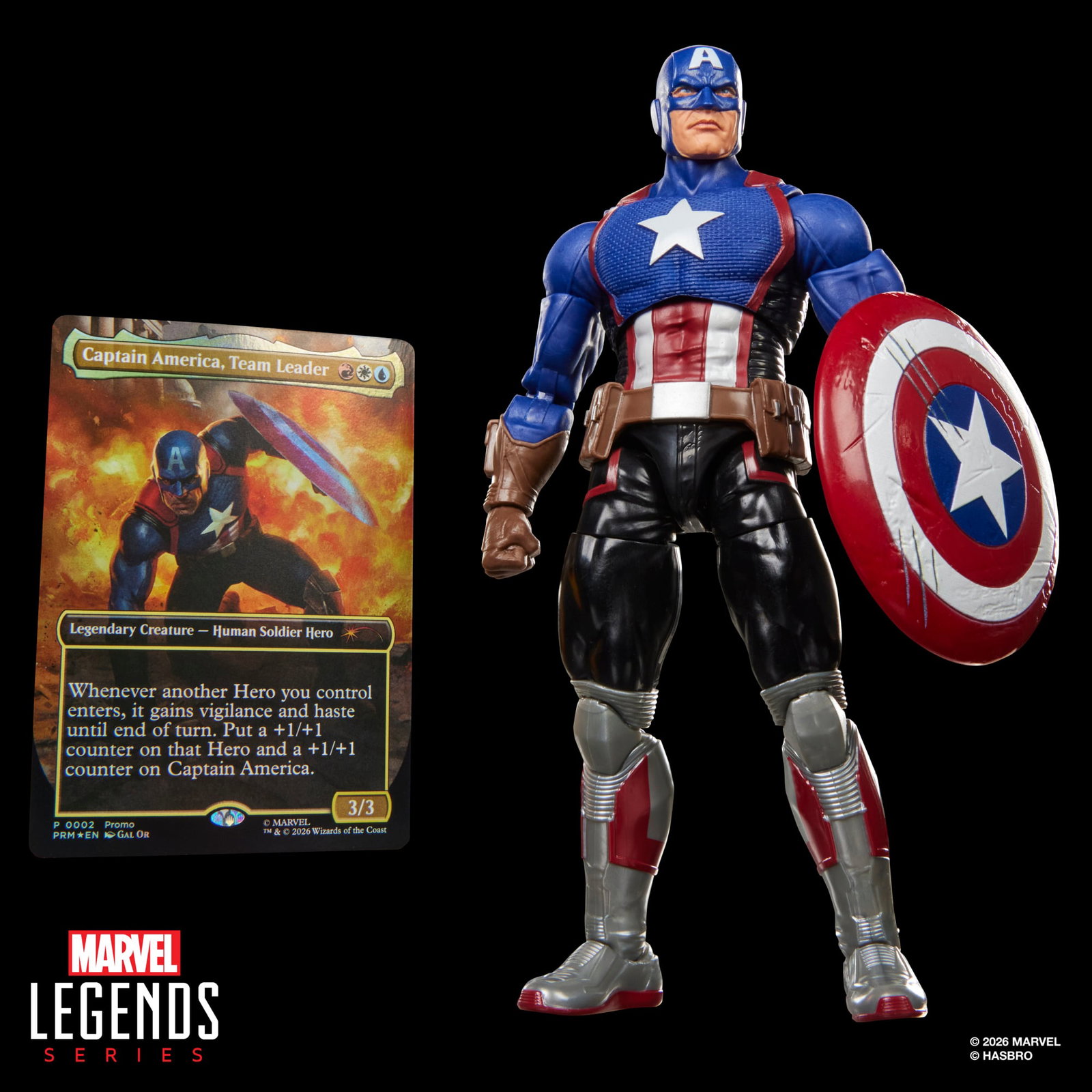 Avengers: Twilight Marvel Legends Captain America with Exclusive Magic: The Gathering Card image 8