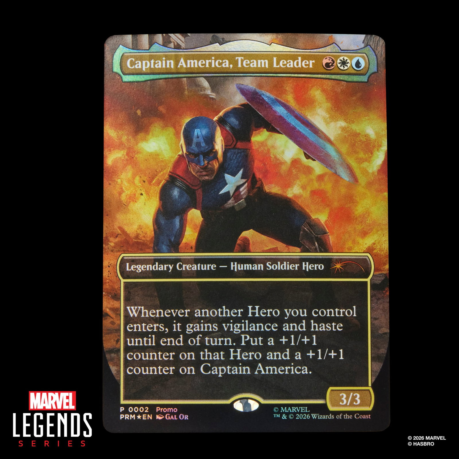 Avengers: Twilight Marvel Legends Captain America with Exclusive Magic: The Gathering Card image 9