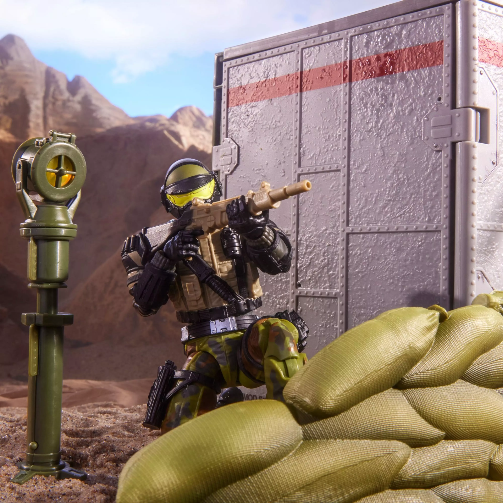 G.I. Joe Classified Series #175 Steel Corps Sentry & Modular Defense Post Set image 5