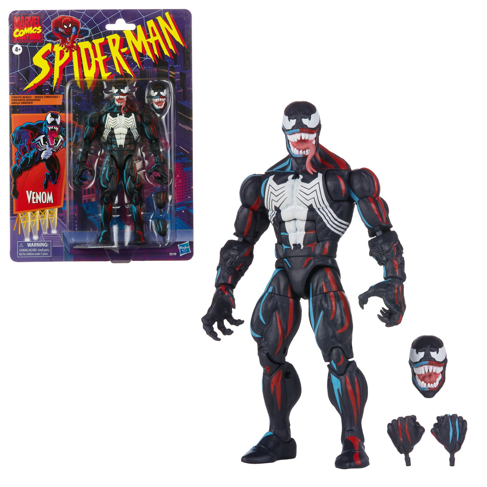 Spider-Man Marvel Legends Retro Collection Venom image 9
