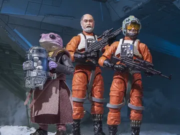 Star Wars: The Vintage Collection Carson Teva, Trapper Wolf, and Frog Lady Three-Pack (The Mandalorian)