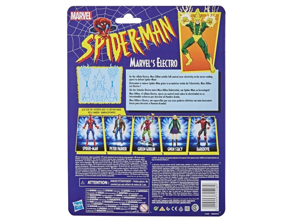 Spider-Man Marvel Legends Retro Collection Marvel's Electro image 5