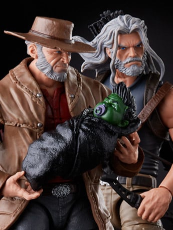 X-Men 20th Anniversary Marvel Legends Old Man Logan & Hawkeye Two-Pack image 2
