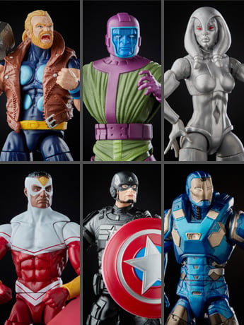 Marvel's Avengers Marvel Legends Wave 1 Set of 6 (Joe Fixit BAF) image 2