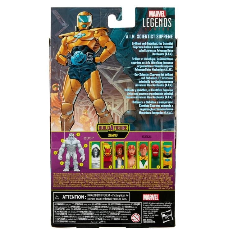 Marvel Legends Super Villains A.I.M. Scientist Supreme (Xemnu BAF) image 9