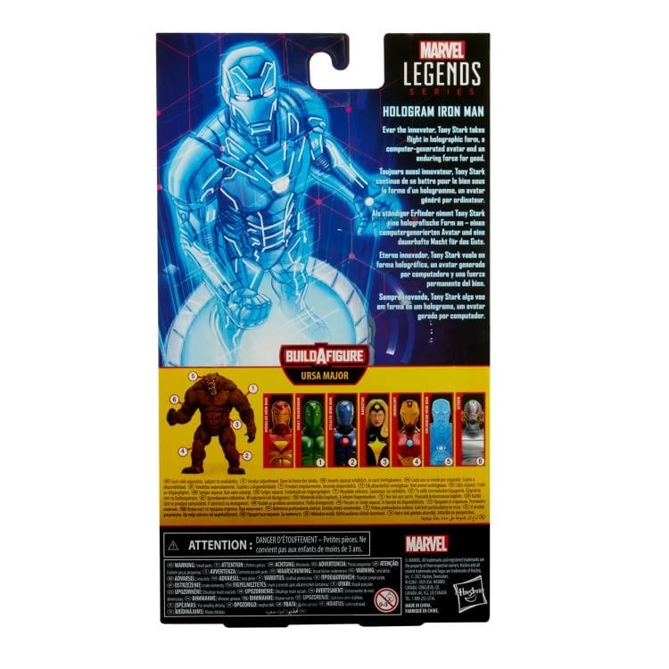 Iron Man Marvel Legends Hologram Iron Man (Ursa Major BAF) image 10