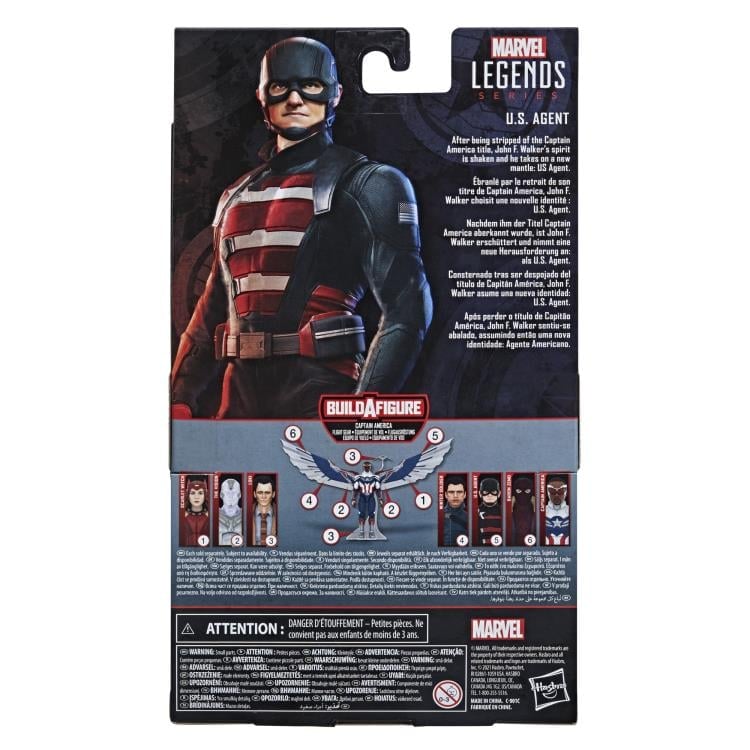 The Falcon and the Winter Soldier Marvel Legends U.S. Agent (Captain America Flight Gear BAF) image 10