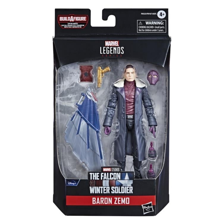 The Falcon and the Winter Soldier Marvel Legends Baron Zemo (Captain America Flight Gear BAF) image 10