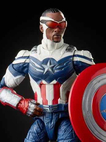 The Falcon and the Winter Soldier Marvel Legends Captain America (Captain America Flight Gear BAF) image 2