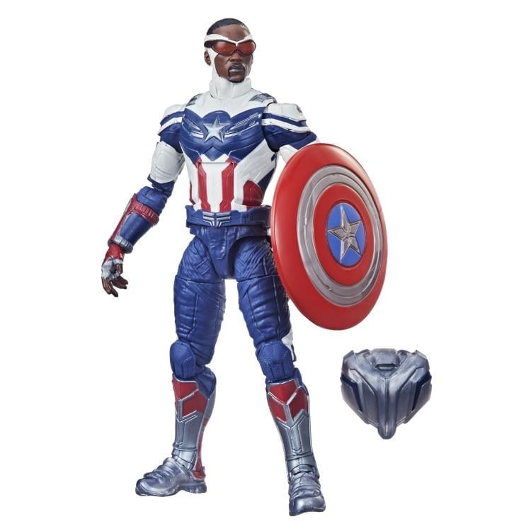 The Falcon and the Winter Soldier Marvel Legends Captain America (Captain America Flight Gear BAF) image 7