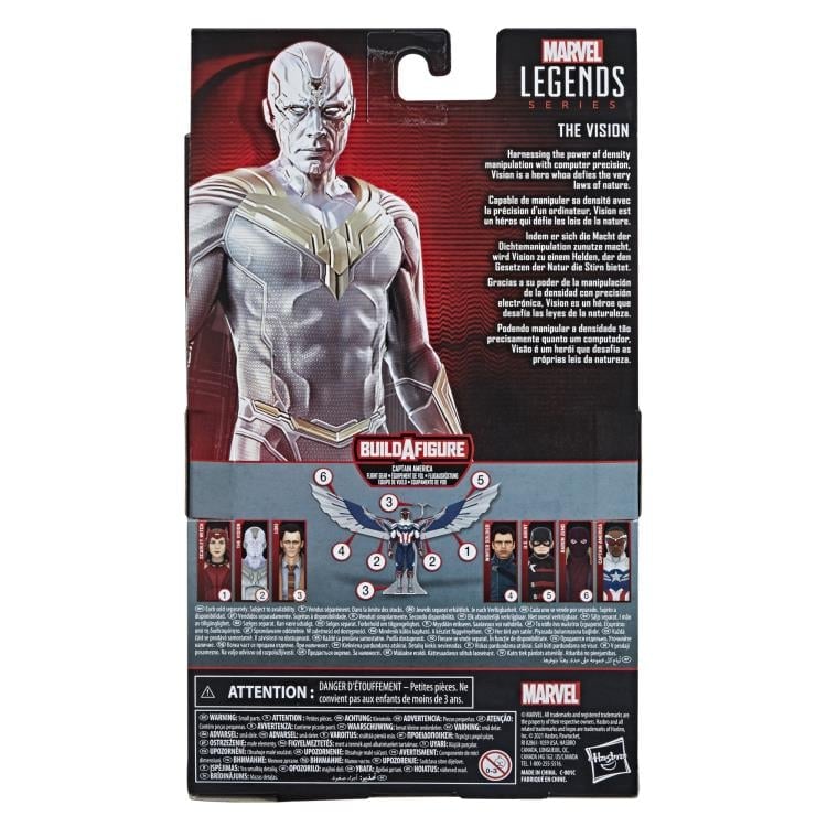 WandaVision Marvel Legends Vision (Captain America Flight Gear BAF) image 10