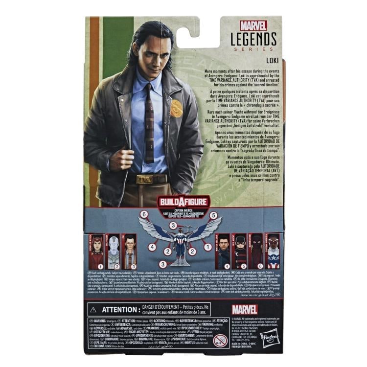 Loki Marvel Legends Loki (Captain America Flight Gear BAF) image 10