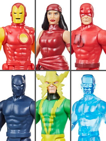 Marvel Legends Retro Collection Wave 2 Set of 6 image 2