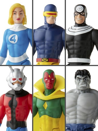 Marvel Legends Retro Collection Wave 3 Set of 6 image 2