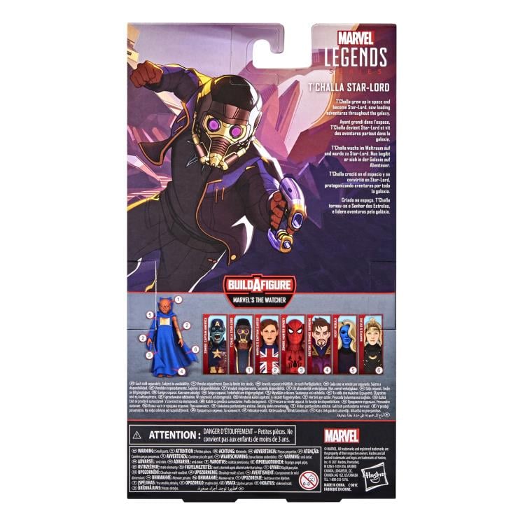 What If...? Marvel Legends T'Challa Star-Lord (Marvel's The Watcher BAF) image 10