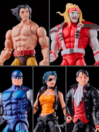 X-Men Marvel Legends Wolverine Five-Pack image 2