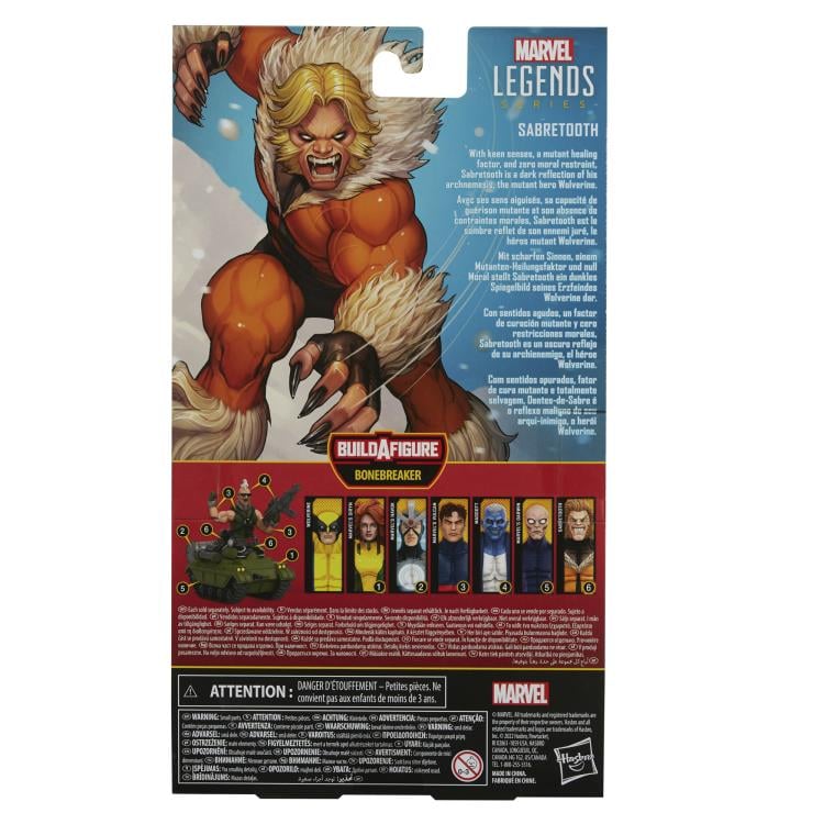X-Men Marvel Legends Sabretooth (Bonebreaker BAF) image 9