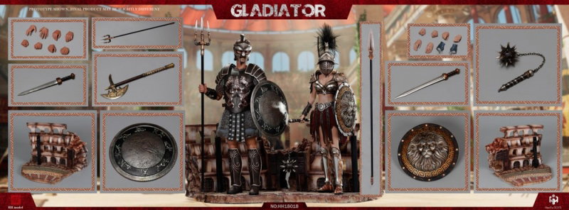 Empire Legion - Empire Gladiator & Imperial Legion - Imperial Female Warrior
(Black Version) Pack image 10