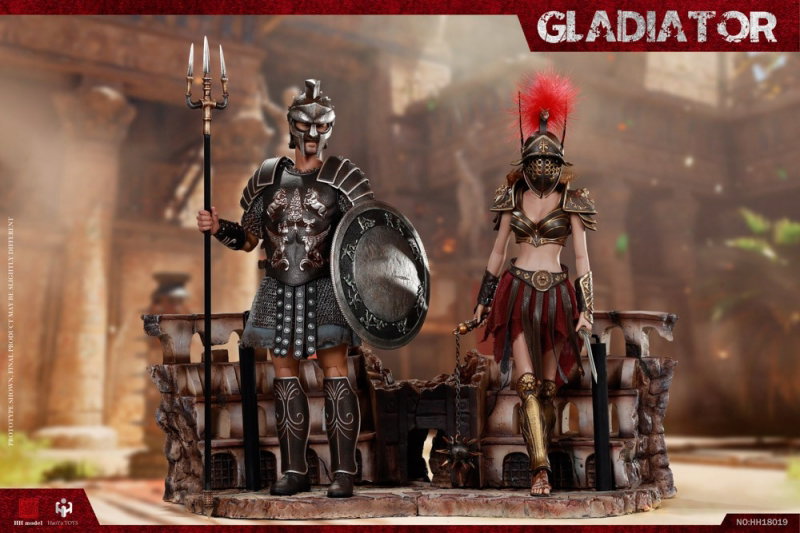 Empire Legion - Empire Gladiator & Imperial Legion - Imperial Female Warrior
(Red Version) Pack image 2