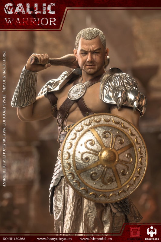 Rome Imperial Army - Hunting Ground Fighter Gaul Gallic Warrior (Silver Edition) image 6