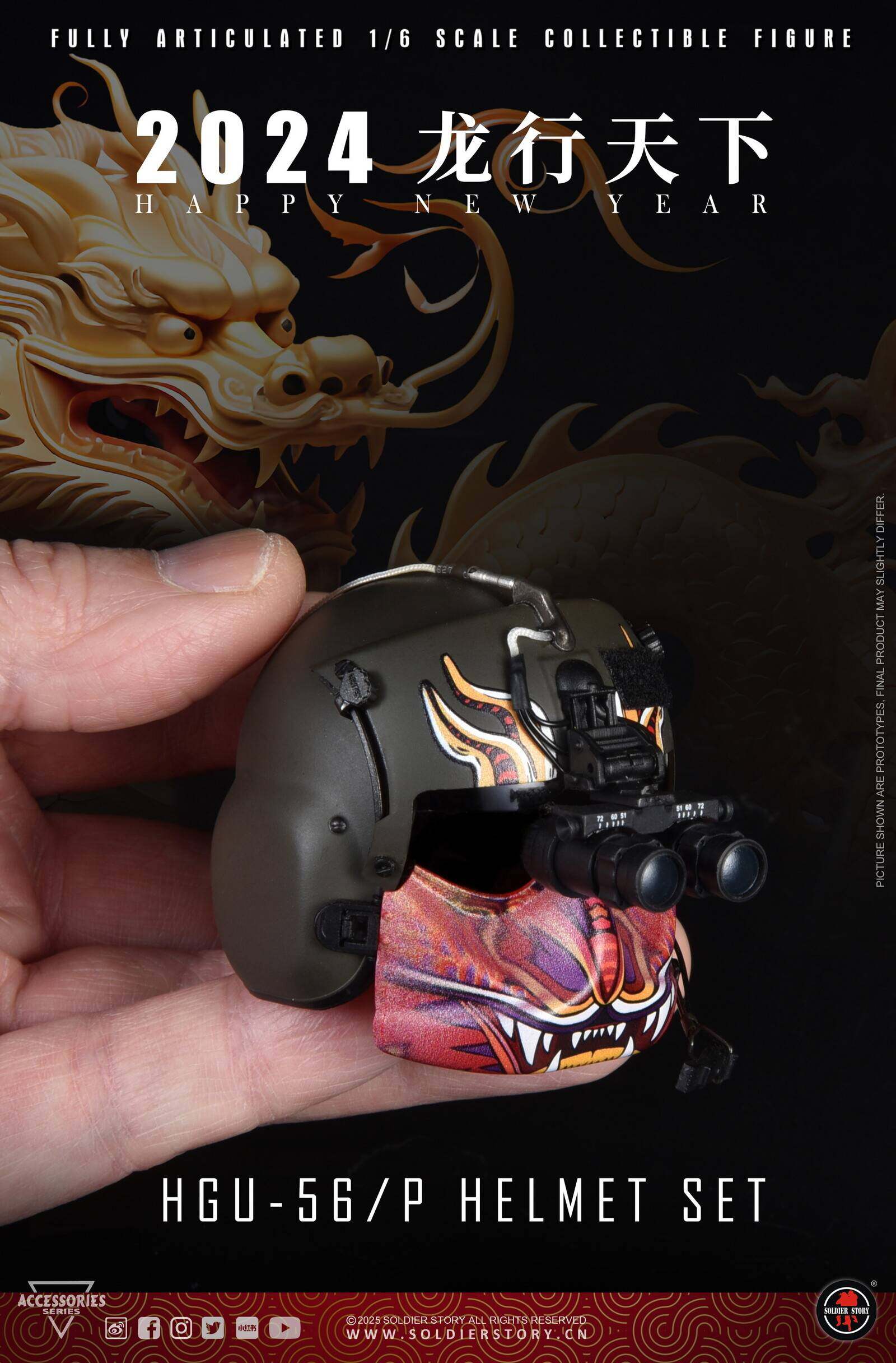 HGU-56/P Year of Dragon Helmet Set image 2