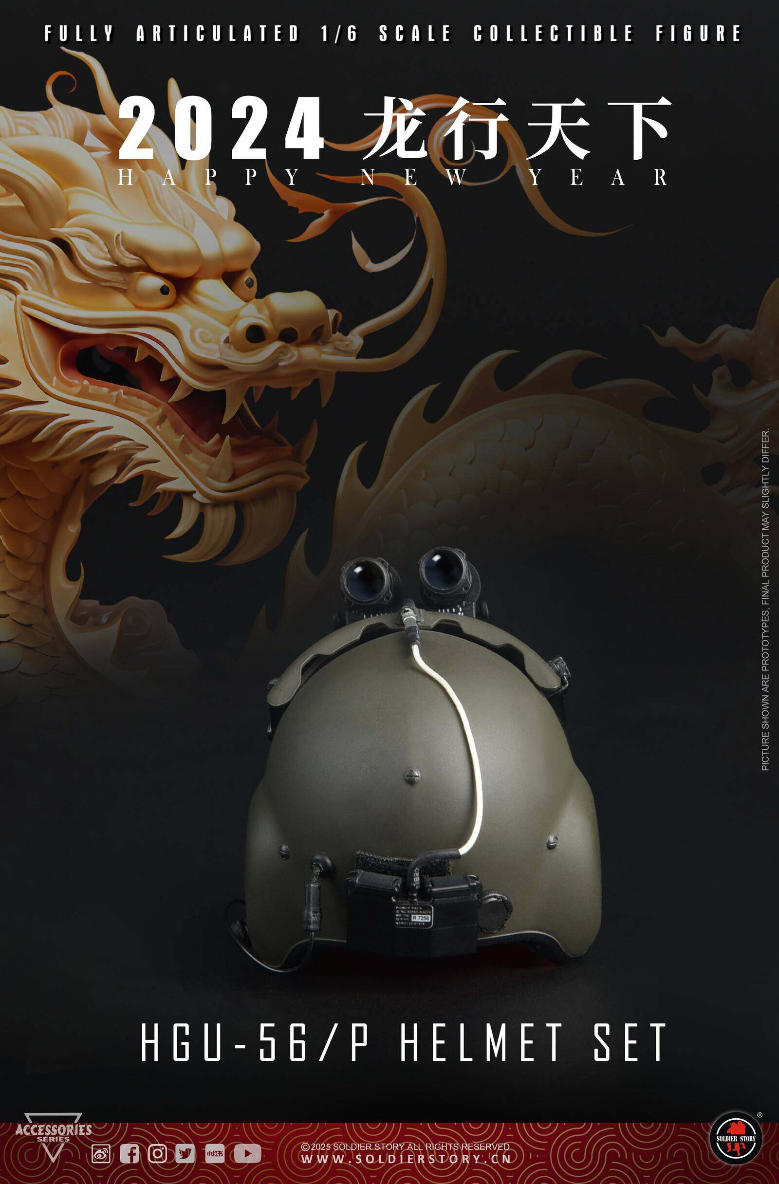 HGU-56/P Year of Dragon Helmet Set image 3