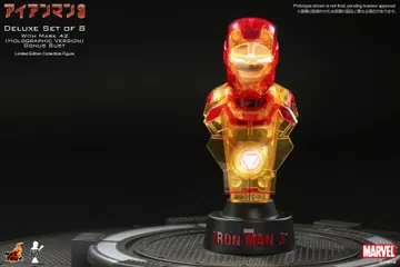 Iron Man 3 - Deluxe Set of 8 [With Mark 42 (Holographic Version) Bonus Bust]