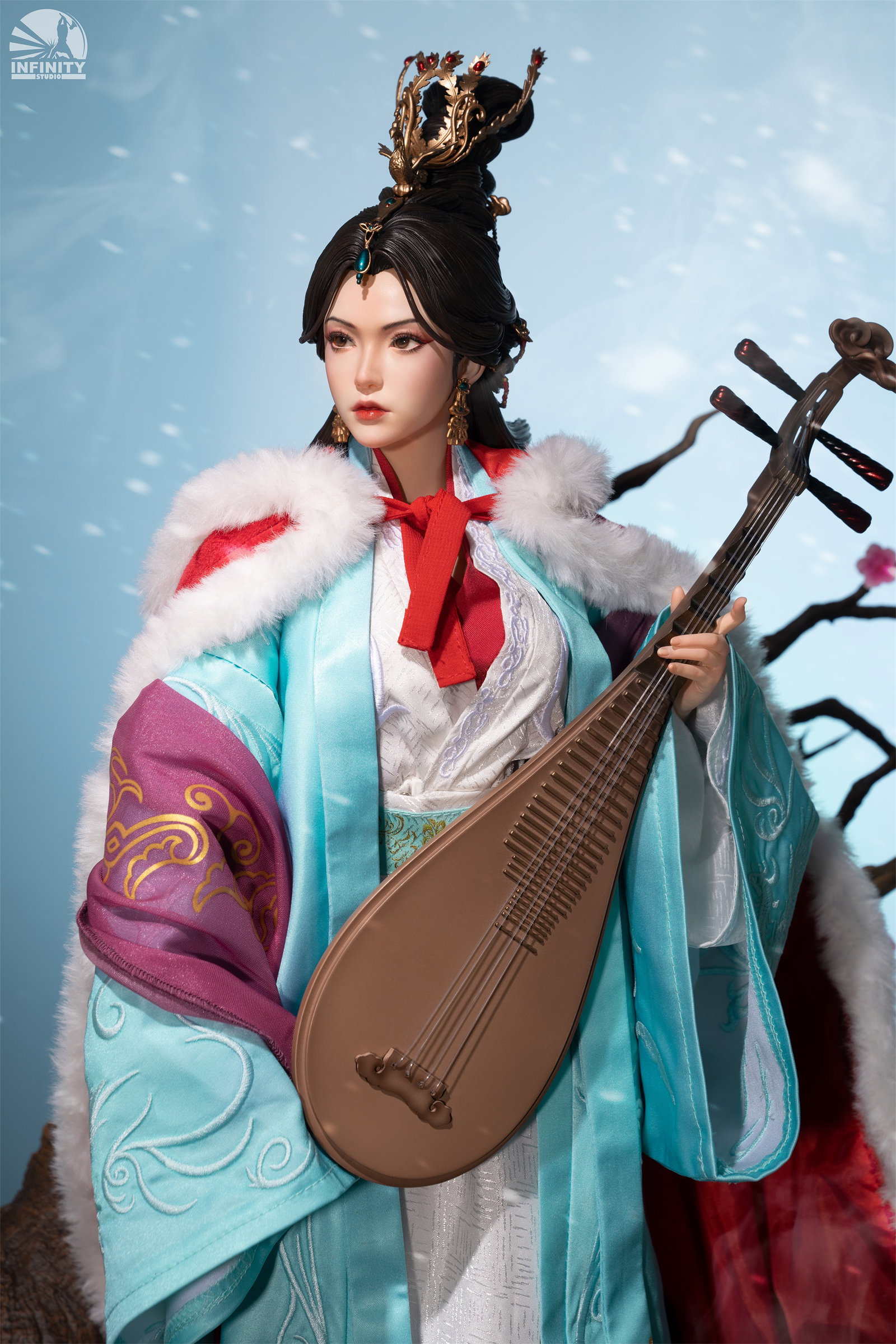 Four Beauties Series Zhaojun Leaves the Frontier image 5