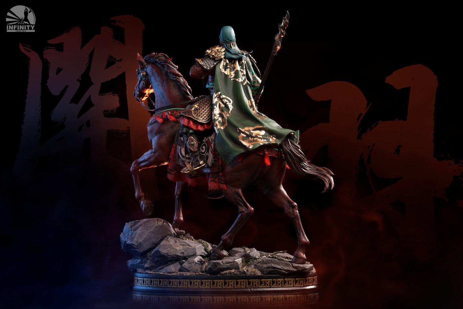 Three Kingdoms Heroes Series Blade-Bearing Martial Saint Guan Yunchang Color Version image 3