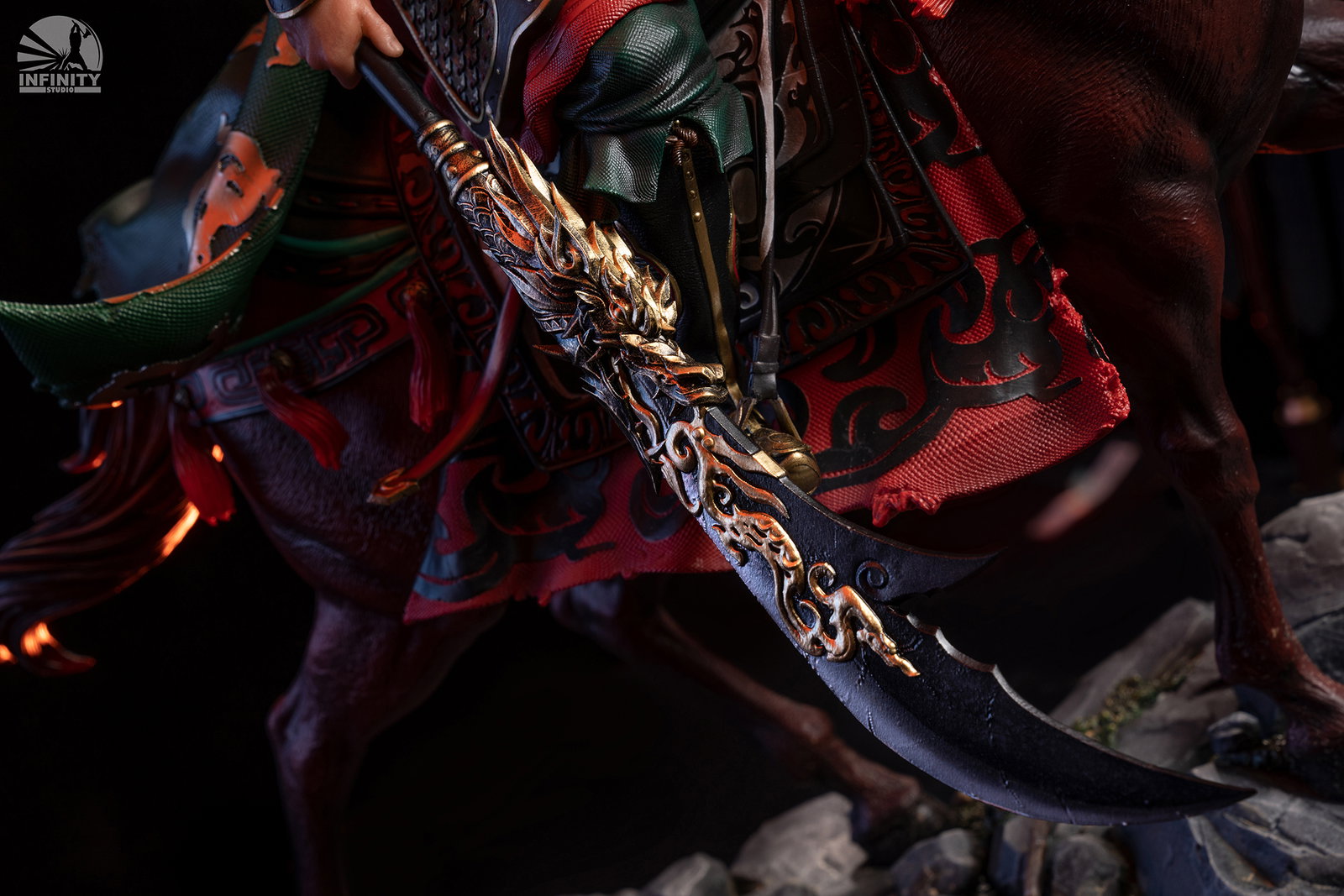 Three Kingdoms Heroes Series Blade-Bearing Martial Saint Guan Yunchang Color Version image 9