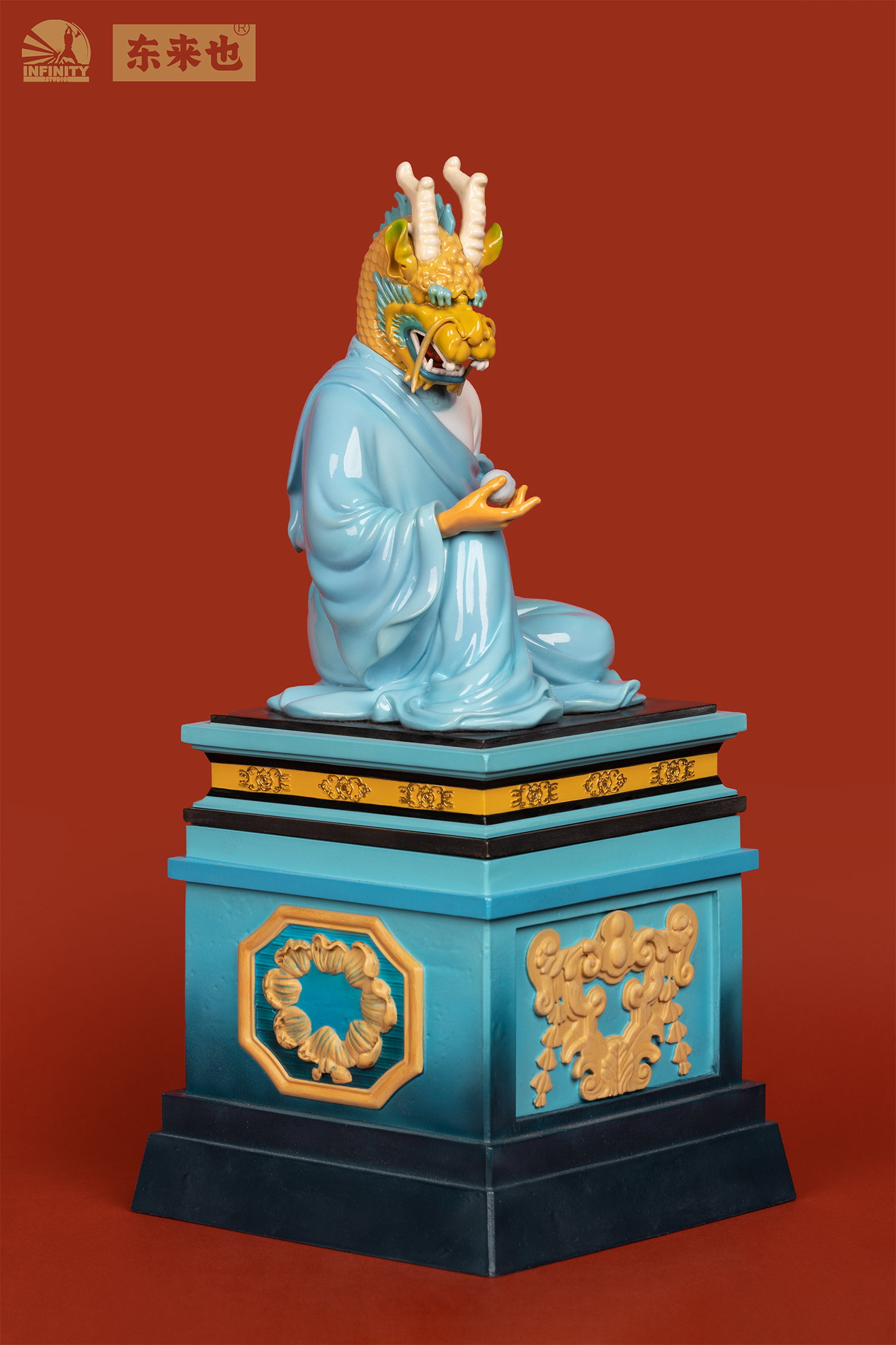 Infinity Studio x Dong Lai Ye Chinese Zodiac Animal Heads Dragon Azure Sea Dragon Roar image 2