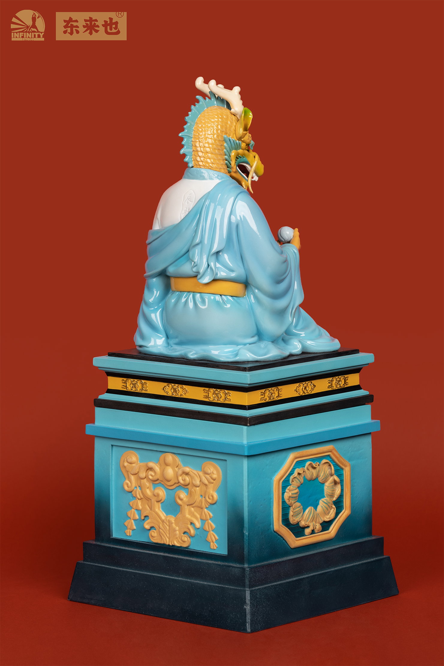 Infinity Studio x Dong Lai Ye Chinese Zodiac Animal Heads Dragon Azure Sea Dragon Roar image 3
