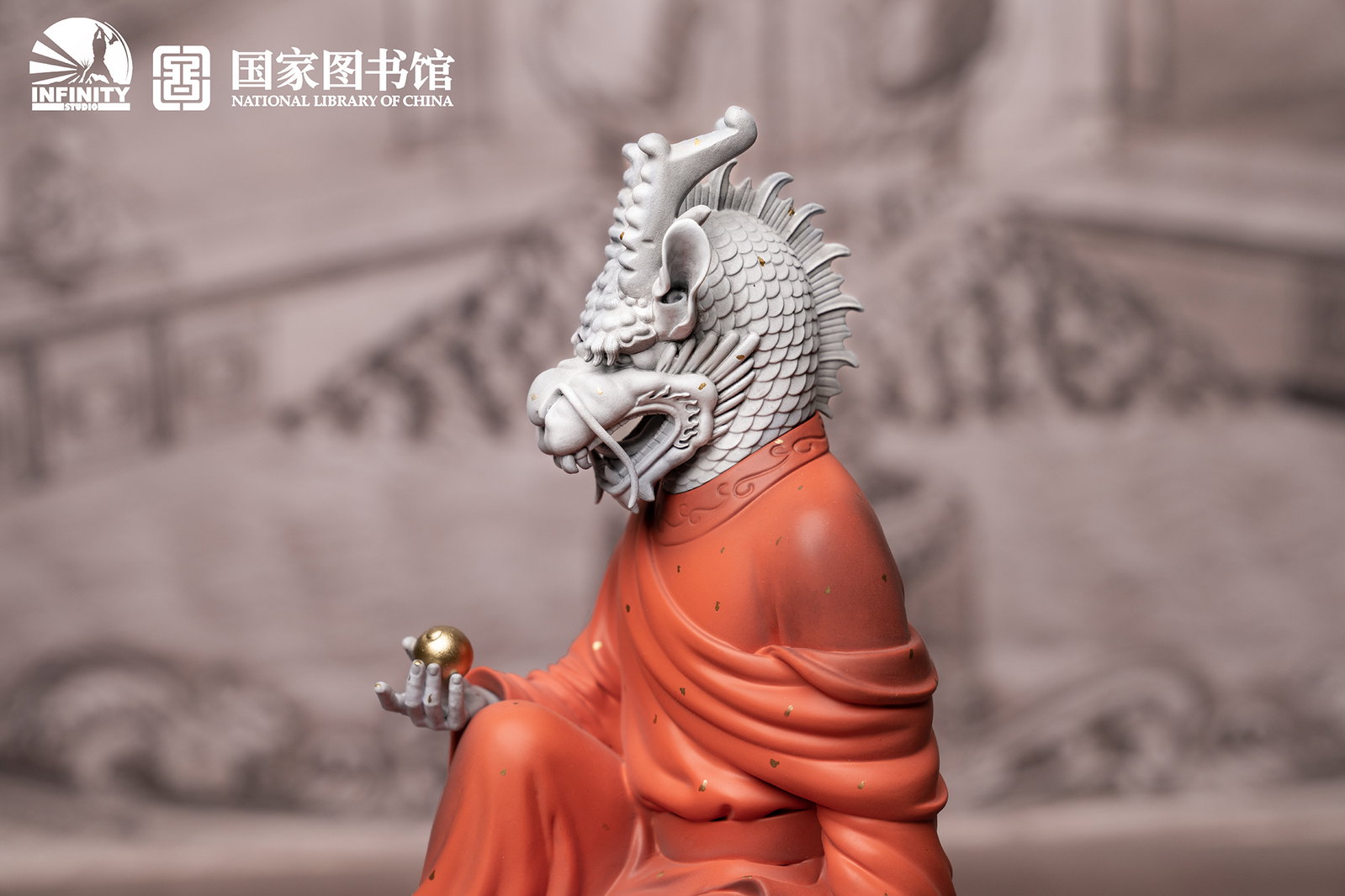 Chinese Zodiac Animal Heads Dragon Star-Dotted Sancai image 9