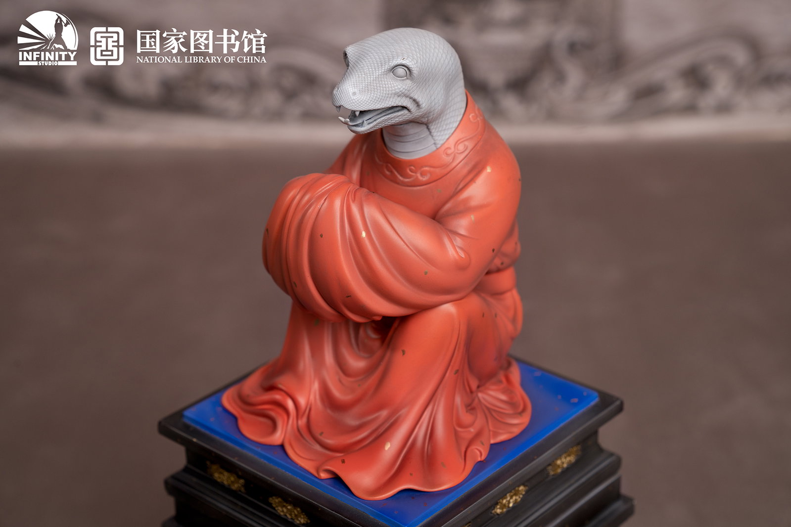 Chinese Zodiac Animal Heads Snake Star-Dotted Sancai image 10