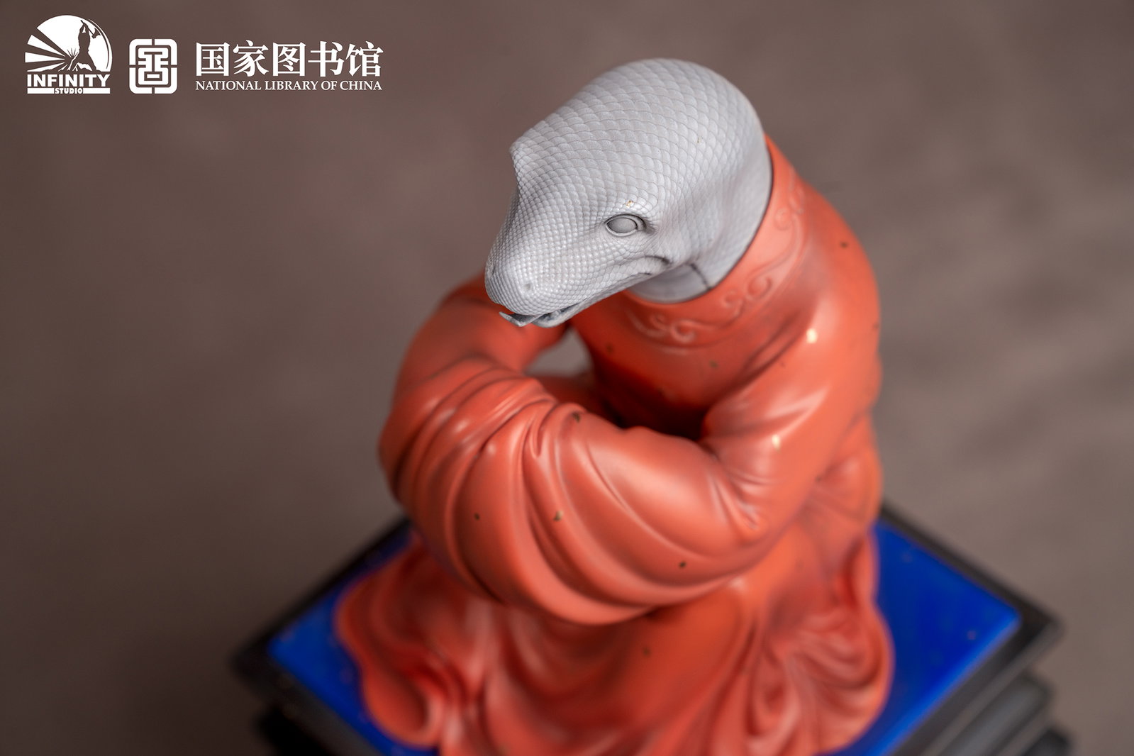 Chinese Zodiac Animal Heads Snake Star-Dotted Sancai image 9