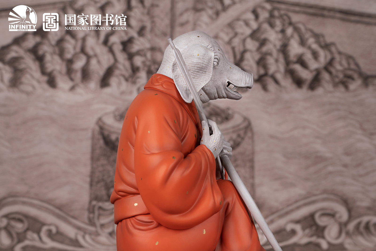Chinese Zodiac Animal Heads Pig Star-Dotted Sancai image 7