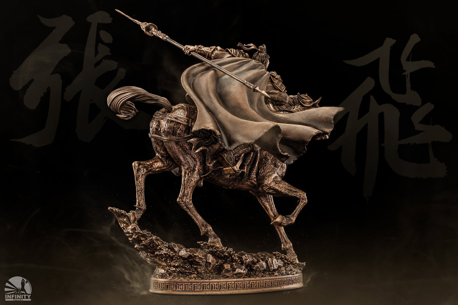 Three Kingdoms Heroes Series Zhang Fei Bronze Version image 3
