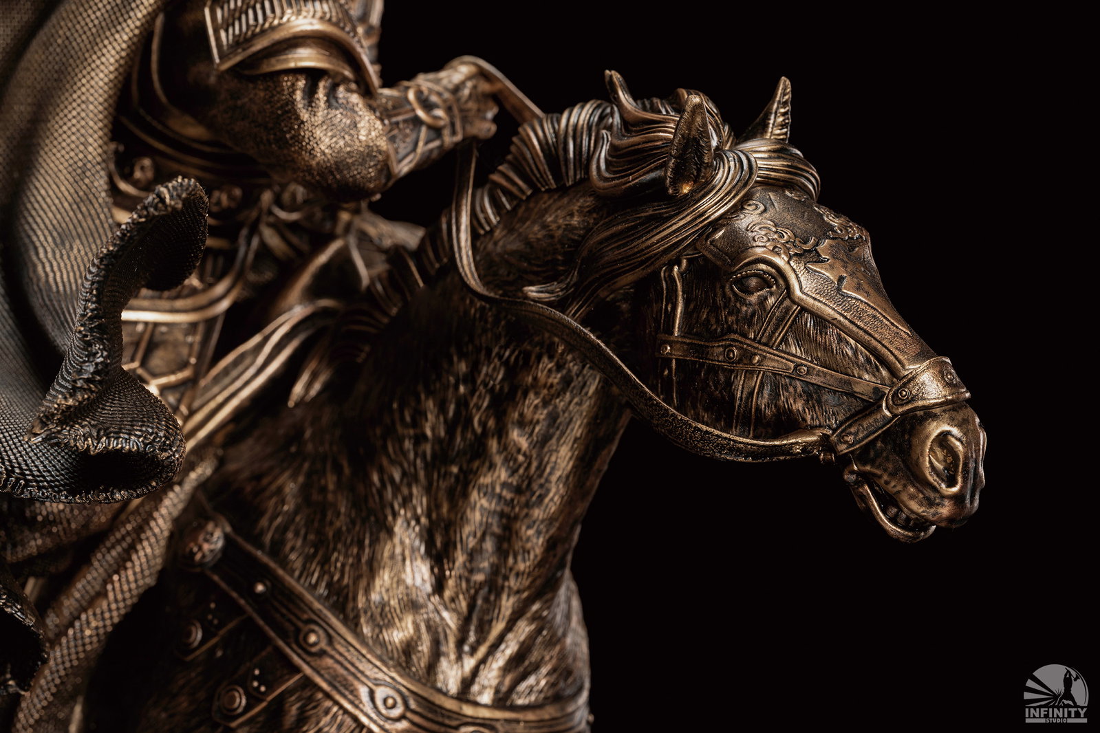 Three Kingdoms Heroes Series Zhang Fei Bronze Version image 4