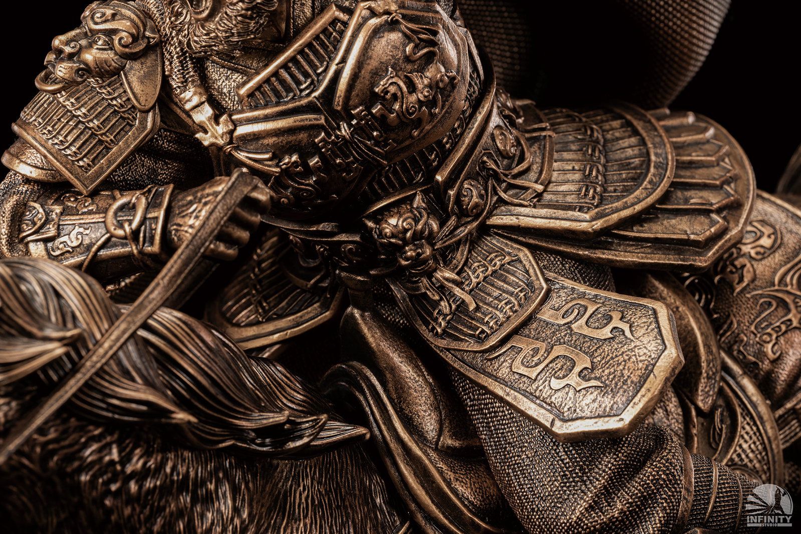 Three Kingdoms Heroes Series Zhang Fei Bronze Version image 5