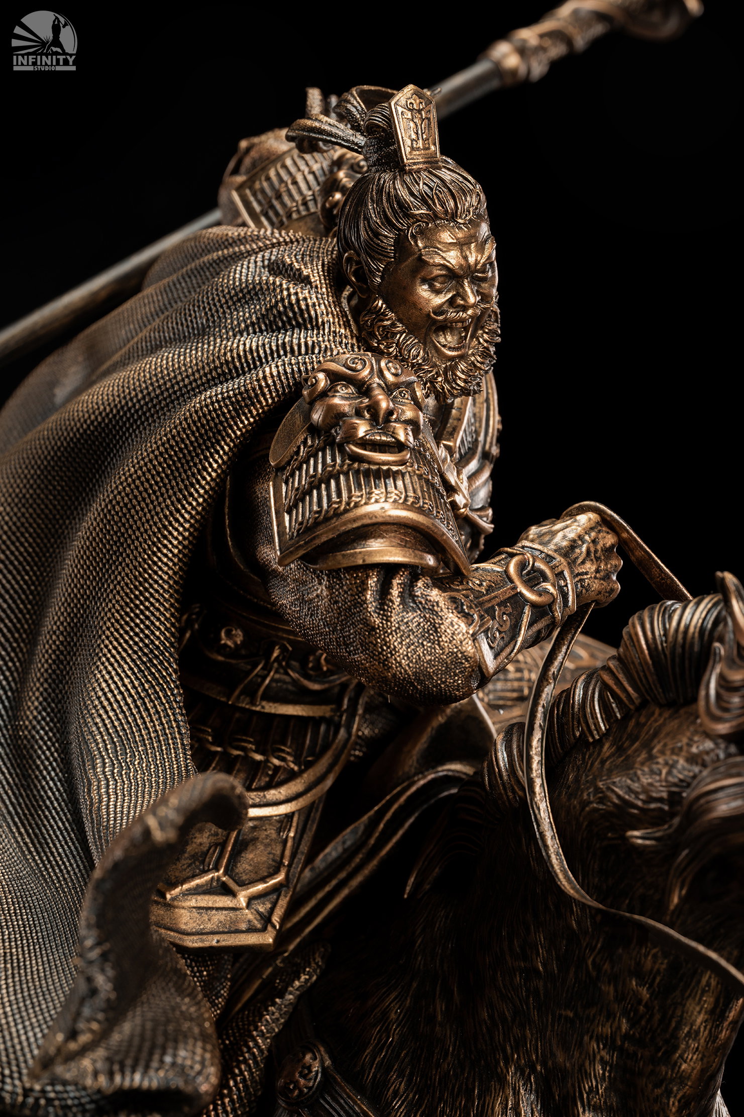 Three Kingdoms Heroes Series Zhang Fei Bronze Version image 8