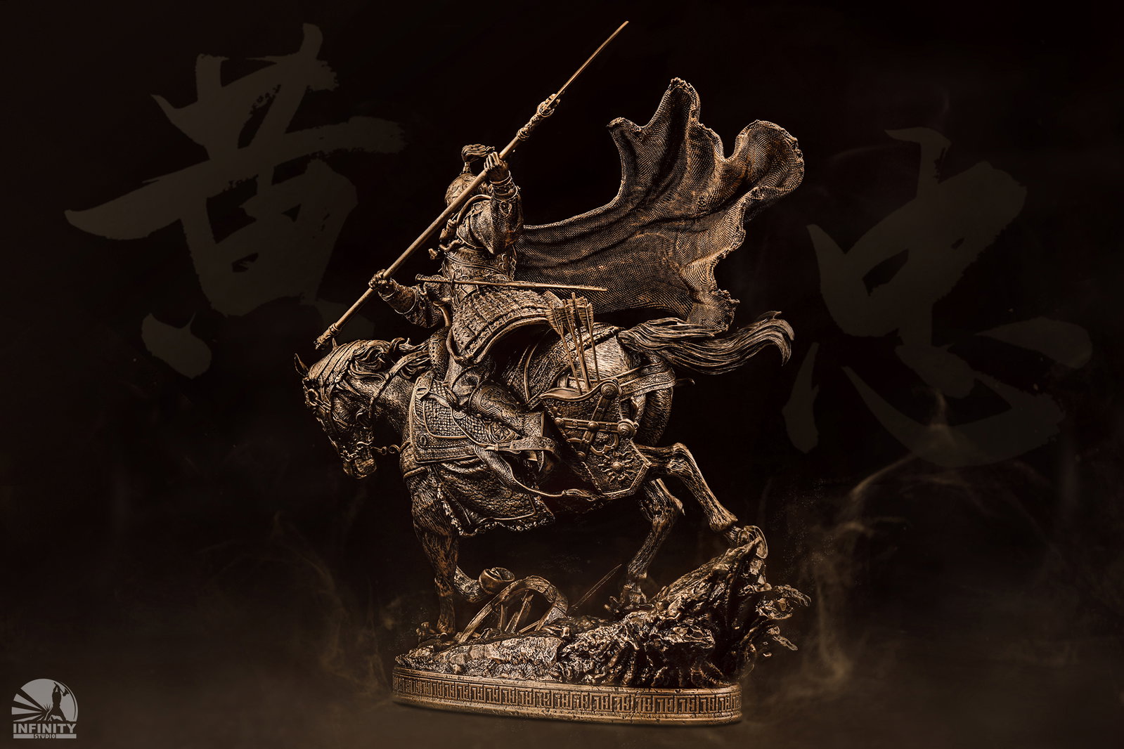 Three Kingdoms Heroes Series Huang Zhong Bronze Version image 3