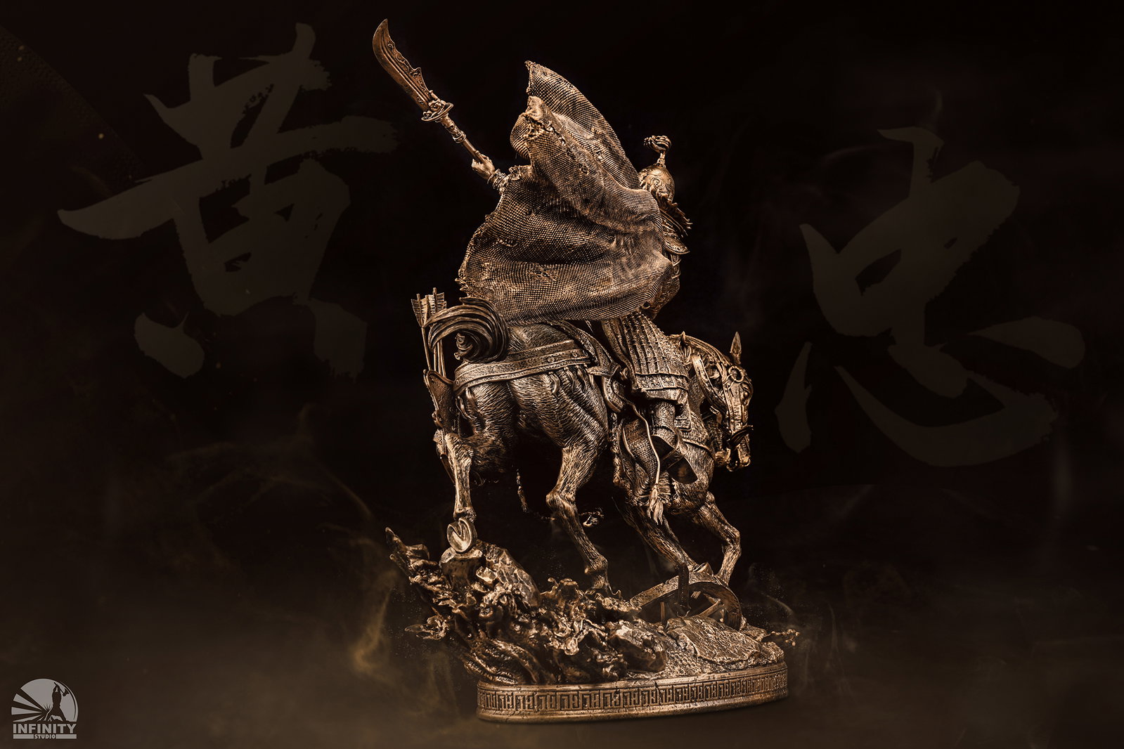 Three Kingdoms Heroes Series Huang Zhong Bronze Version image 4