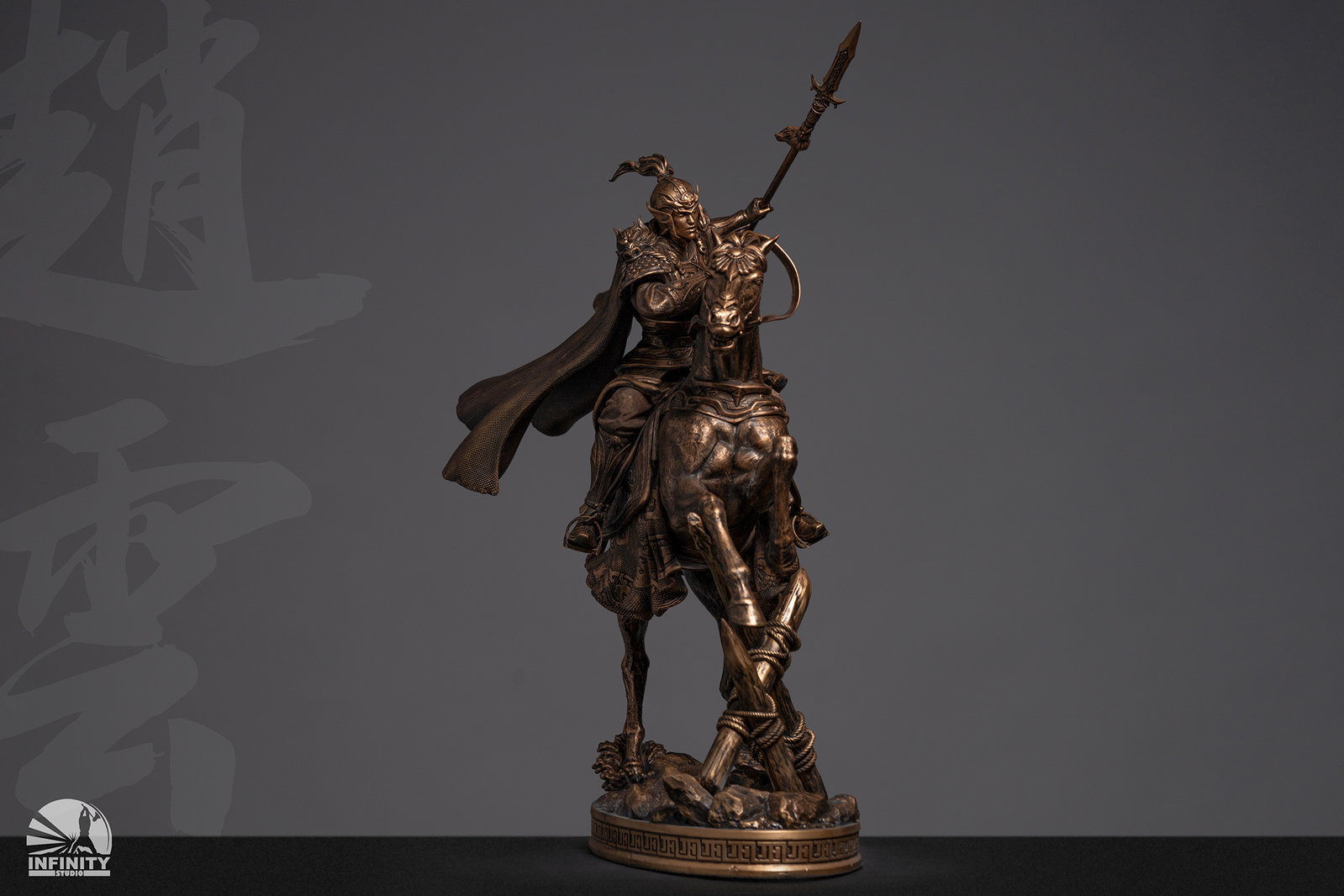 Three Kingdoms Heroes Series Zhao Yun Bronze Version image 2